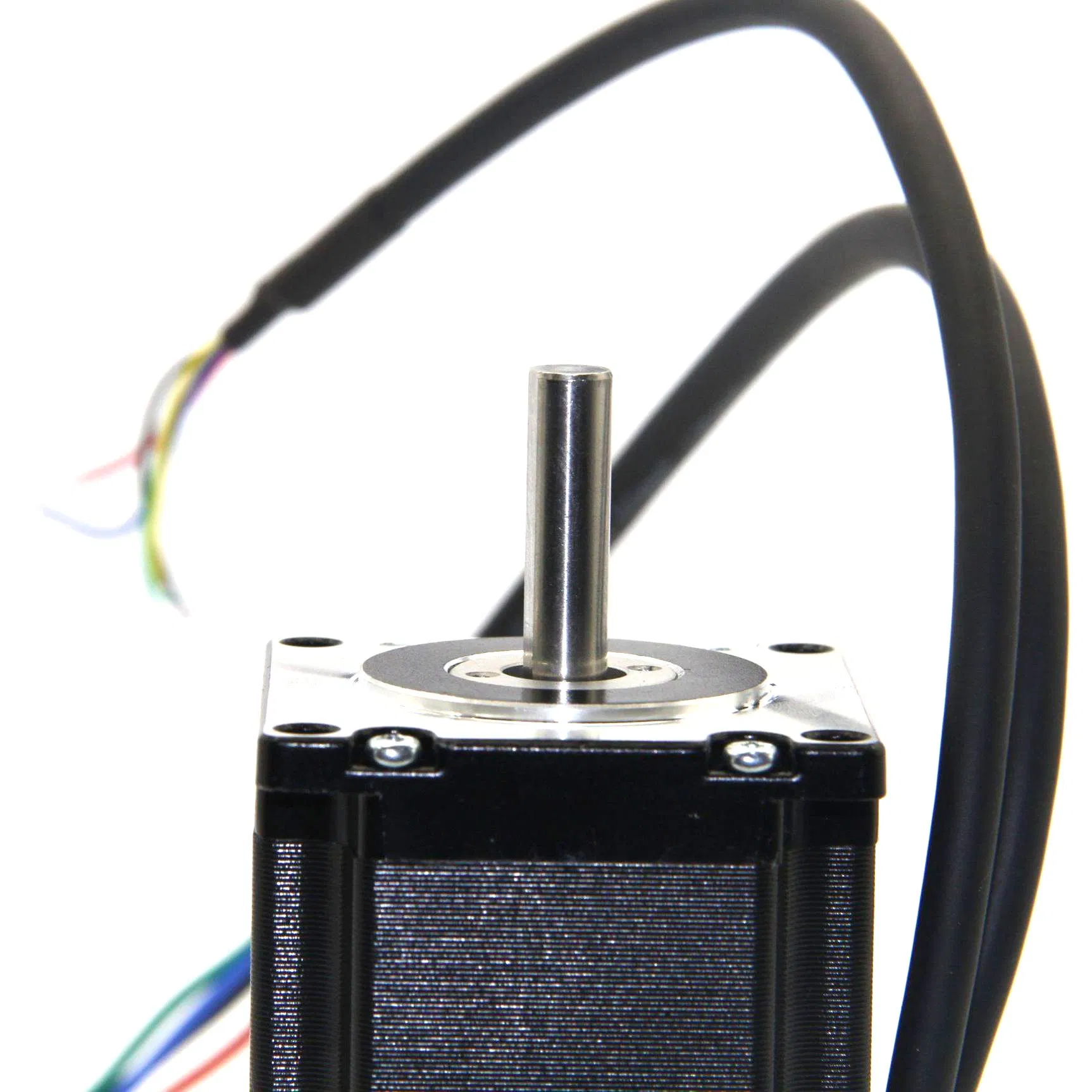 Série Completa NEMA 11 14 17 23 24 34 42 Motor de Passo Elétrico DC Híbrido para Barco com Redutor, Encoder
