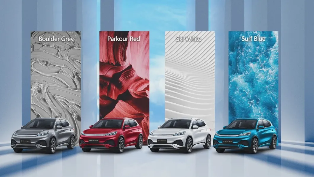 2026 Novo-Trend Byd Atto 3 Carros com Direção à Direita com Toda Nova Plataforma E 3.0 e 8-in-1 Trem de Força Elétrico