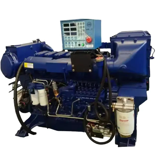Motores Marinhos Turboalimentados Yhs 300HP para Embarcações Comerciais Motor a Diesel para Uso Marinho