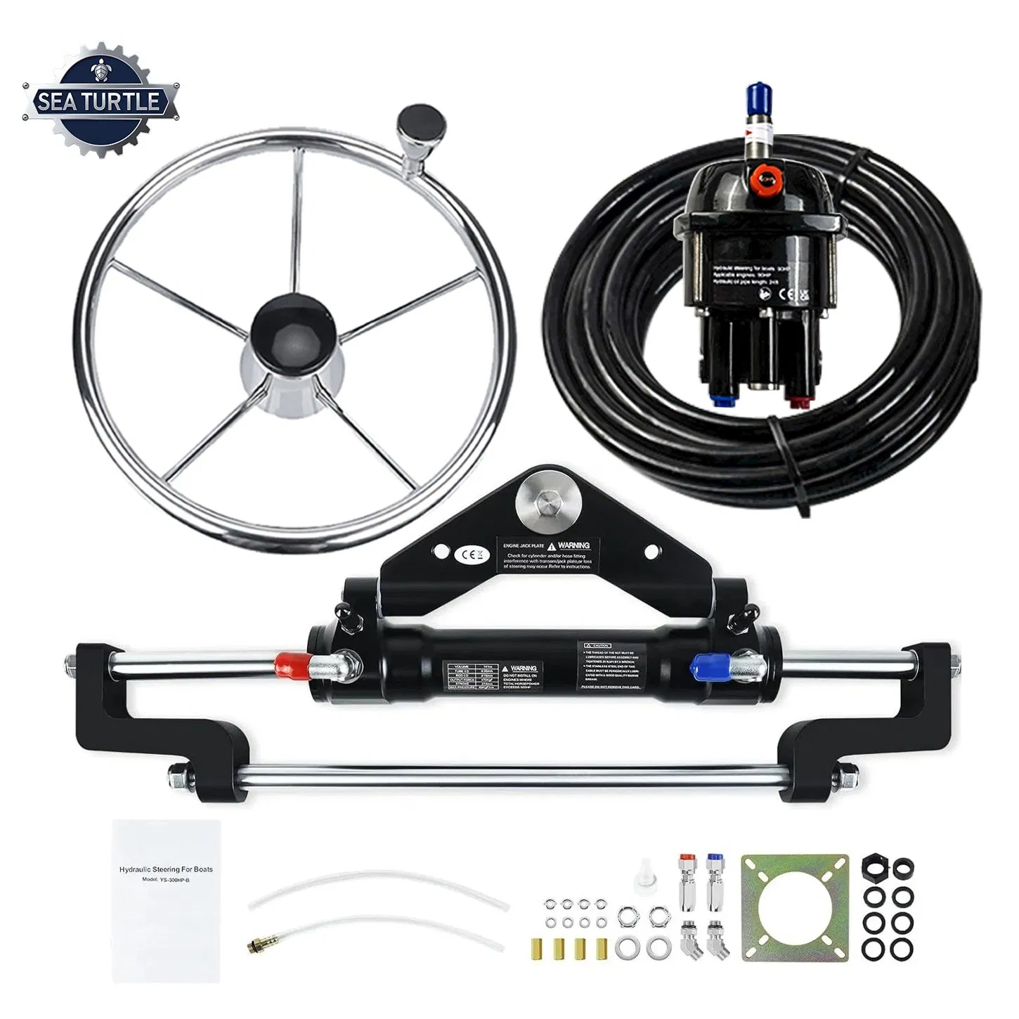 Sistema de Direção Hidráulica para Motor de Popa com Kit de Direção Hidráulica para Barco