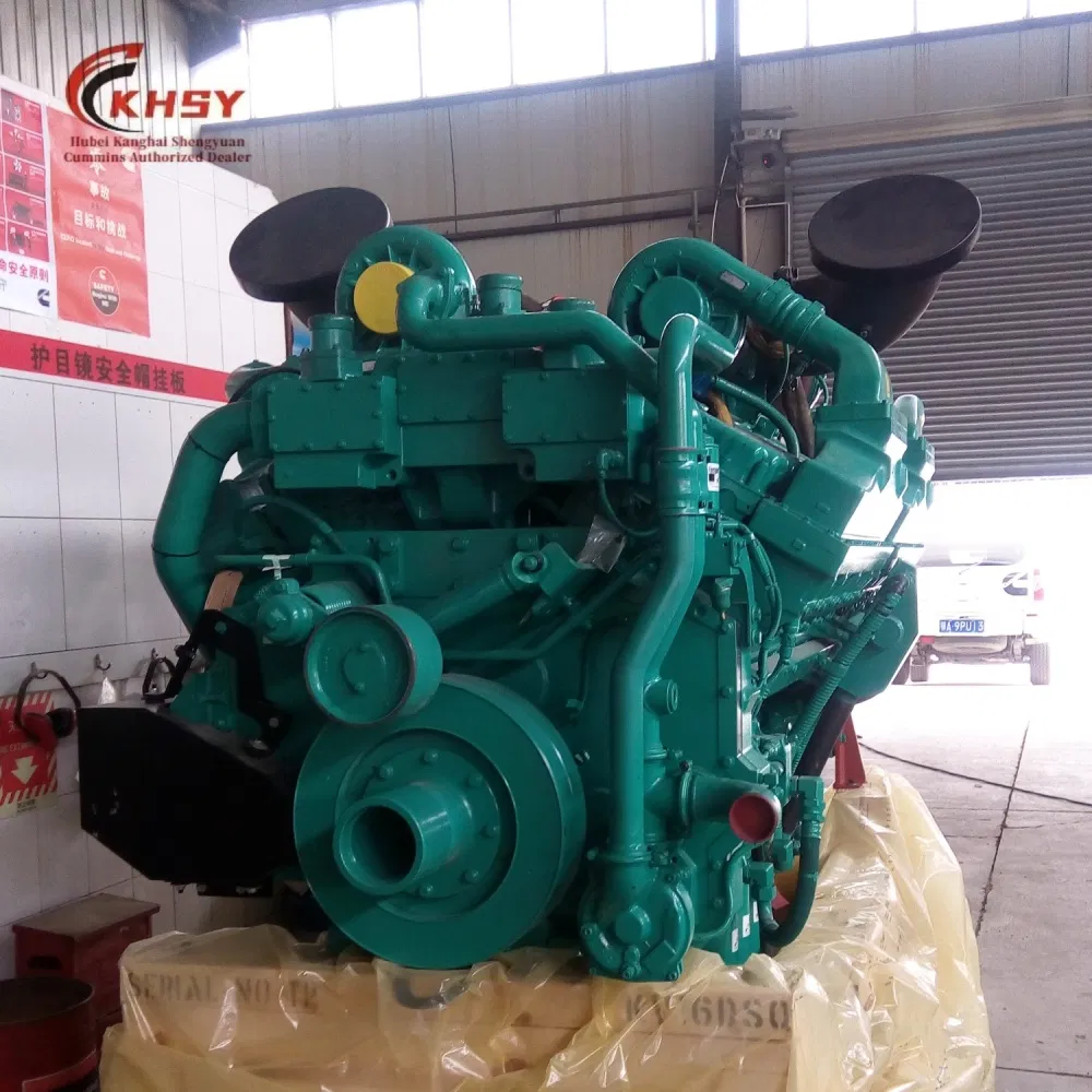 Motor Diesel Genuine da Cummins Qsk60 para Conjunto Gerador com Tecnologia de Intercooler Turboalimentado