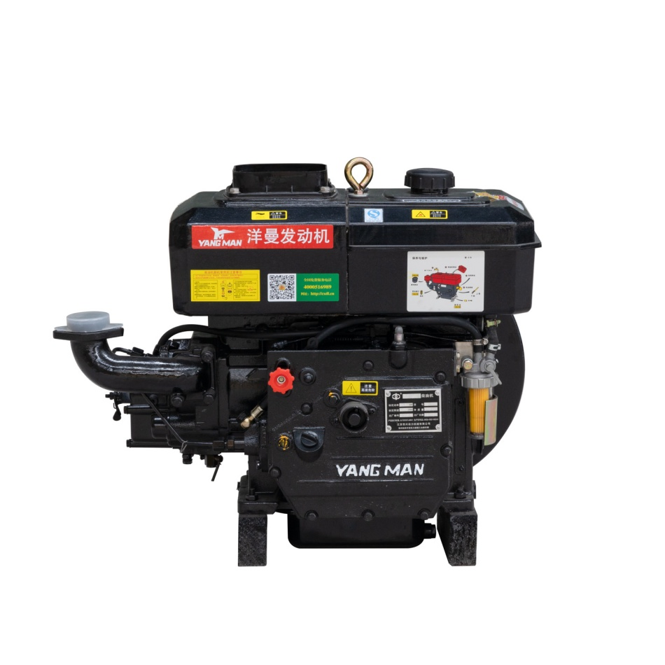 Motor Diesel Marinho de Cilindro Único Refrigerado a Ar de Quatro Tempos/Dois Tempos de Combustão Interna