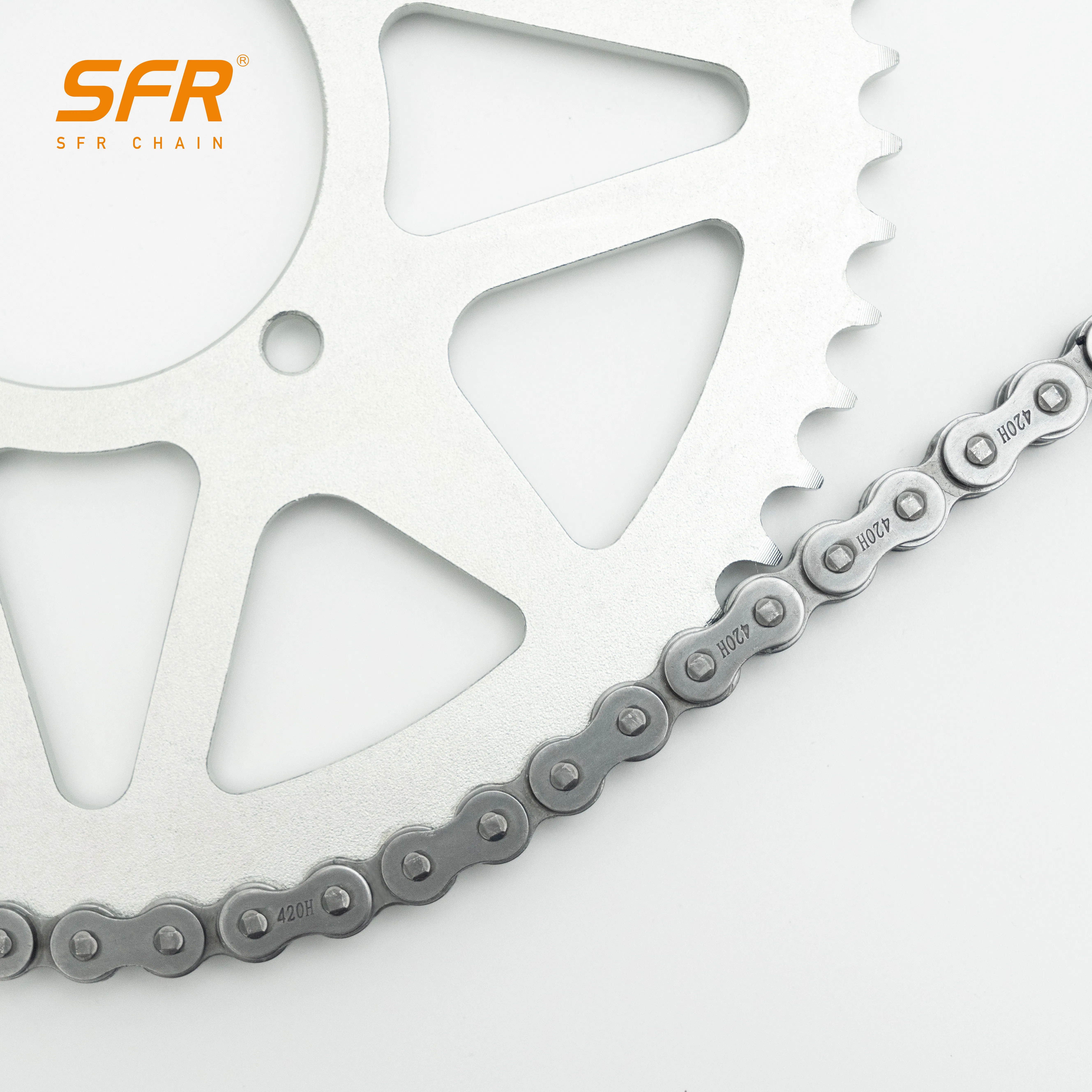 Sistema de Transmissão Resistente à Corrosão 428h Perfeito para Bicicletas Elétricas