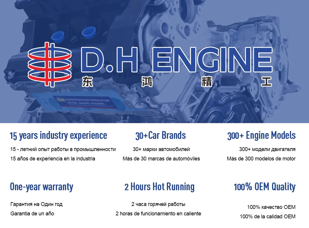 Montagem de Carro G4fj G4FC G4na G4ke G4kd G4fd G4fg G4nh G4fa G4ng Bloco Longo Nu para Motor Hyundai KIA 4 Motor a Gasolina de Curso