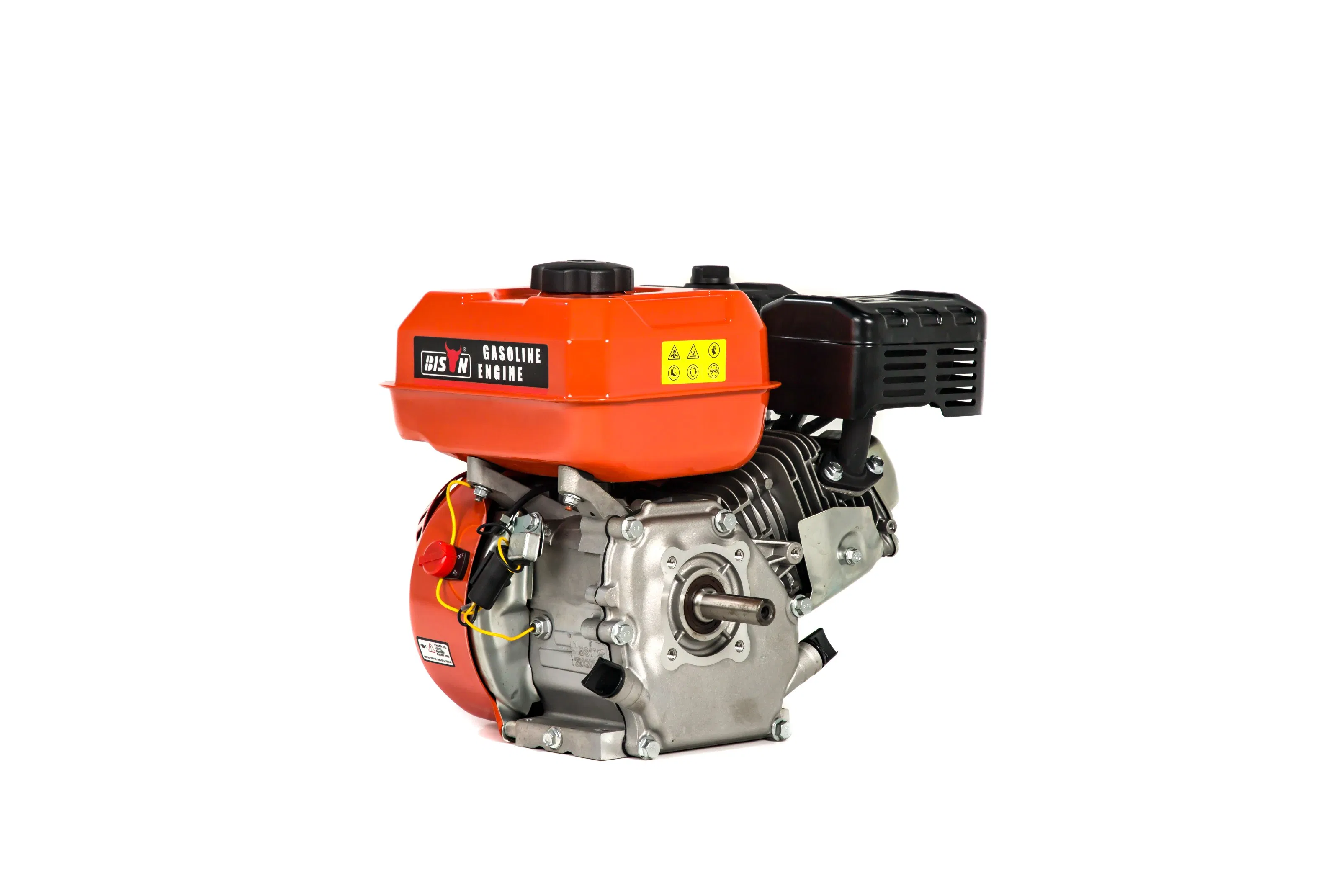 Bison China 170f 4 Motor de Stroke, Motores a Gasolina Pequenos Refrigerados a Ar com Partida Elétrica, Bombas de Água Motor a Gasolina
