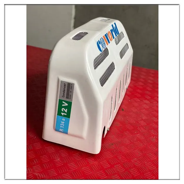 Vacina Congelada Carne Frango Medicina 5~8 Metros Cúbicos DC24V/12V Potência do Motor R404A Evaporador de Tubo de Cobre Montado na Frente Sistema de Refrigeração de Caminhão Leve
