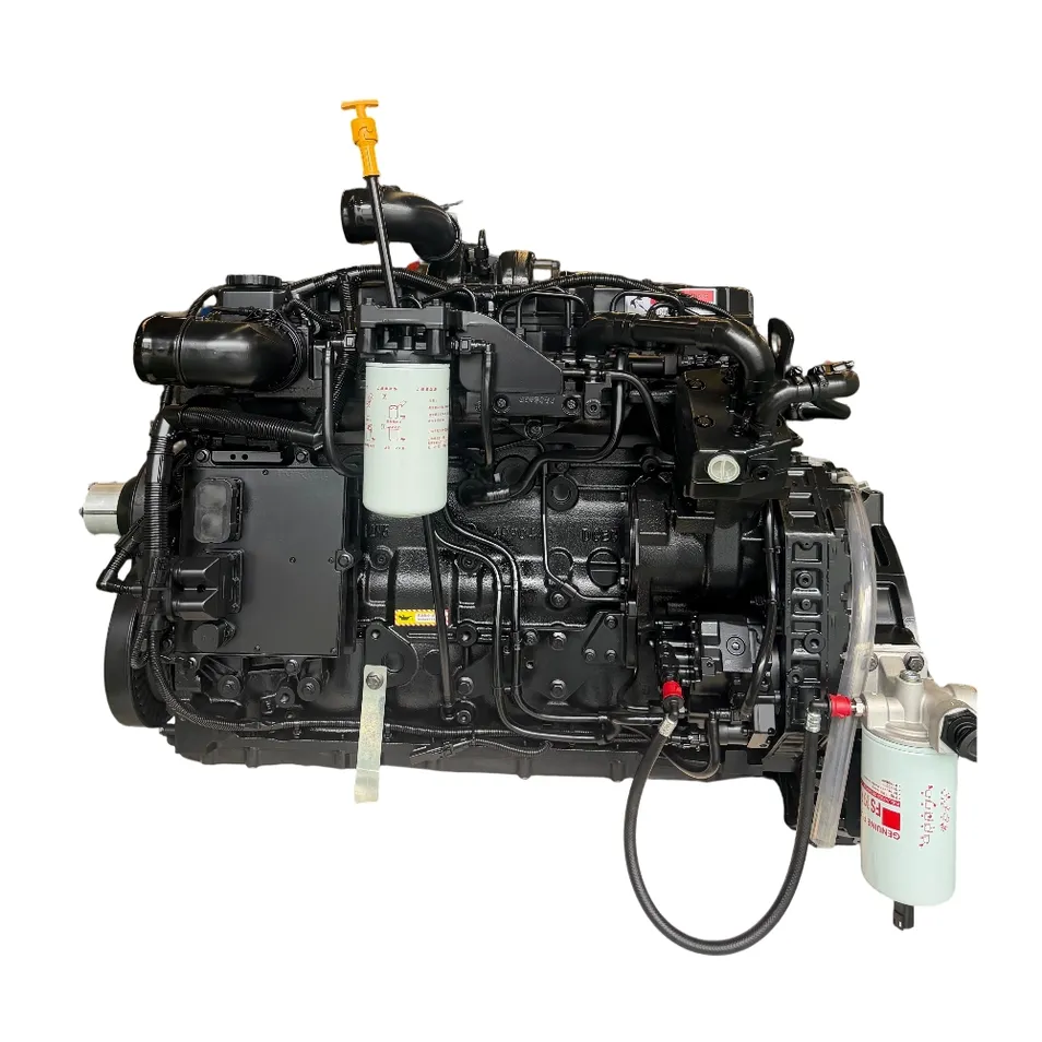200HP Qsb6.7 Novo Motor Diesel Completo Refrigerado a Água para Equipamentos Industriais