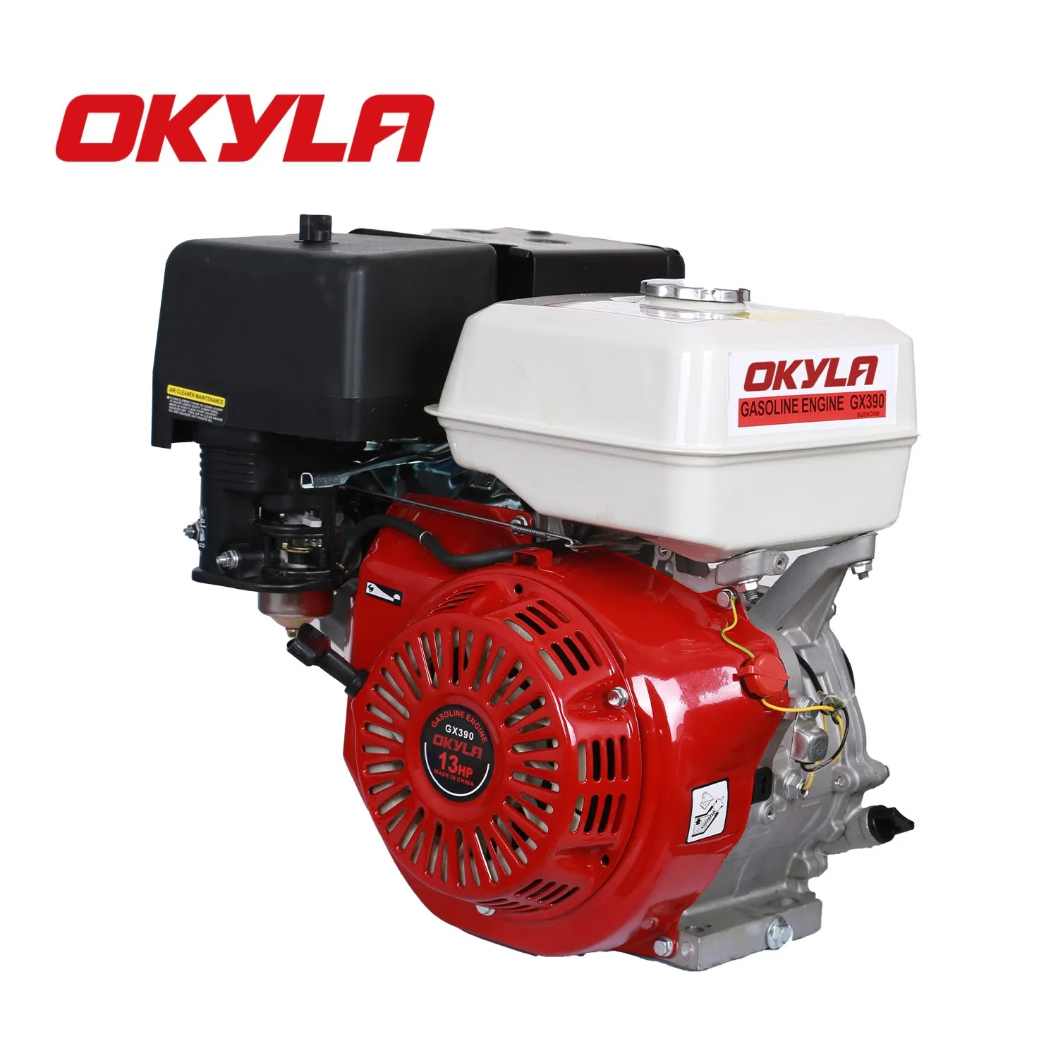 Okyla 13HP Gx390 188f Potente Motor a Gasolina com Partida Elétrica Manual com Certificação CE para Bomba de Água e Gerador