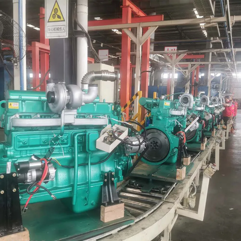 Motor Diesel Comercial Completo de Quatro Cilindros Pequeno Ricardo Weifang R4105 56kw 75HP 90HP Resfriamento a Água
