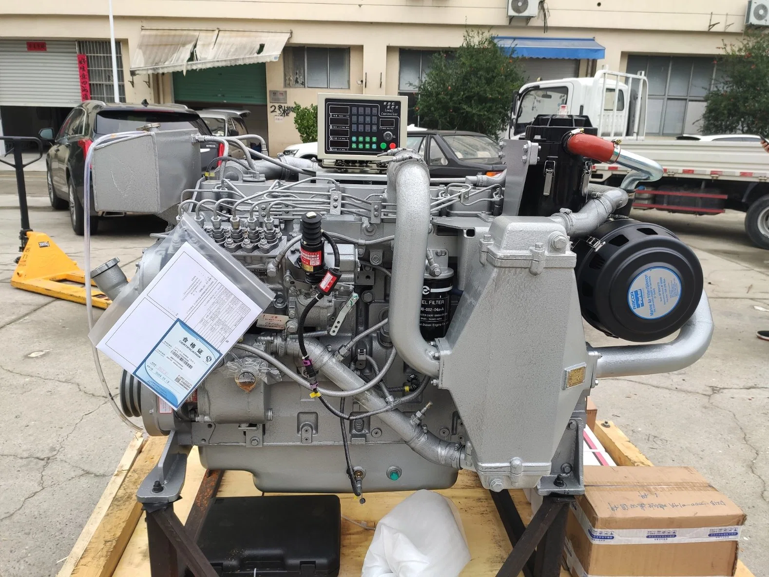 300HP 6CTA8.3-M Barco Marinho Motor Diesel 4 Tempos 6 Cilindros Motor