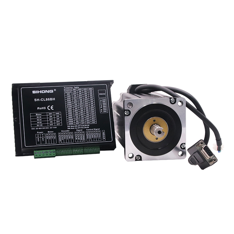 Motor Siheng 2 Fase NEMA 34 Conjunto de Motor de Passo de Laço Fechado 12nm 6A 86mm Motor de Passo de Laço Fechado com Encoder