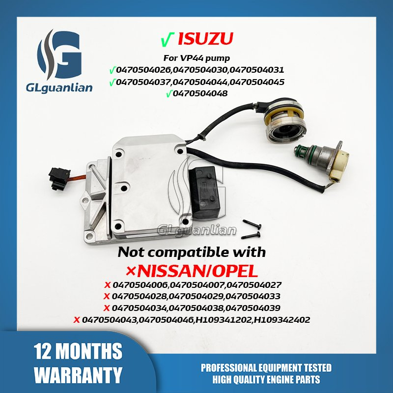 Módulo de Controle do Motor Diesel Recondicionado Vp44 Peças da Bomba de Combustível ECU 0281010888 0986444972 Compatível com Motor Isuzu