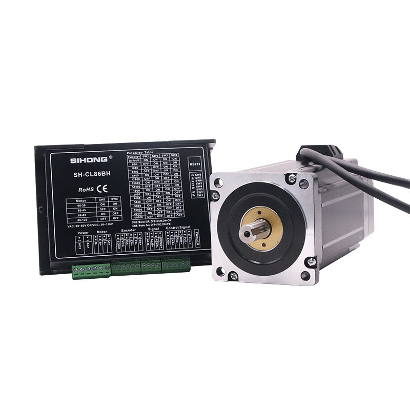 Motor Siheng 2 Fase NEMA 34 Conjunto de Motor de Passo de Laço Fechado 12nm 6A 86mm Motor de Passo de Laço Fechado com Encoder