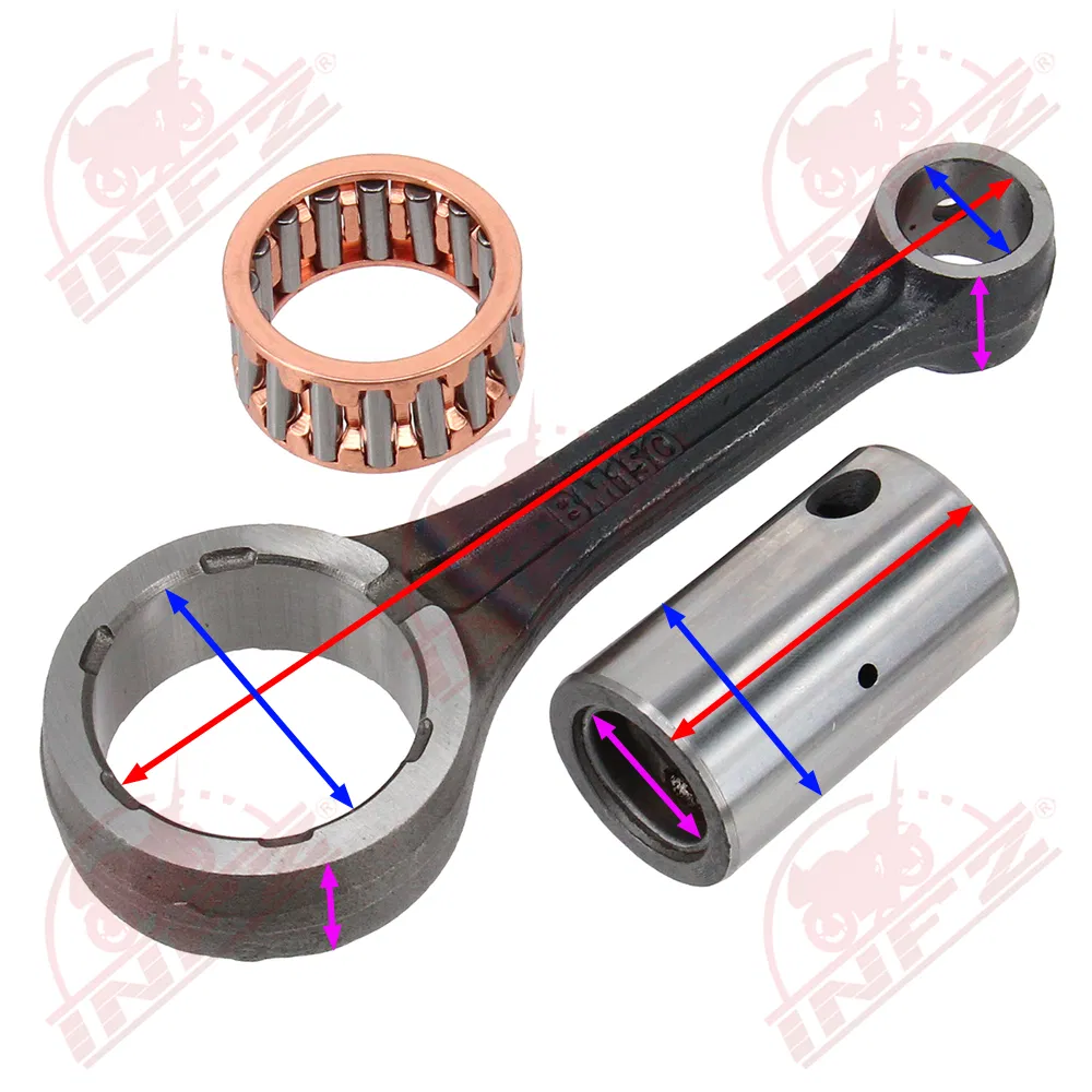 Fabricantes de Acessórios para Motocicletas Infz Nxr125-Brlss Biela Conectando China Biela de Virabrequim para Motocicleta Bajaj-Bm150