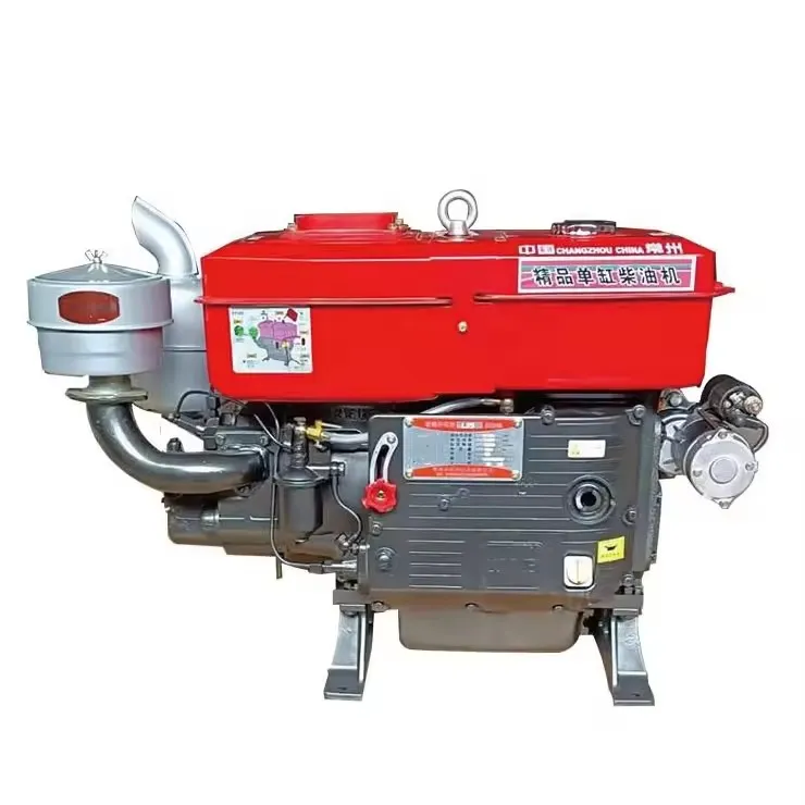 Modelo Popular Zs1115 Motor Diesel de Cilindro Único 24HP Refrigerado a Água 4 Motor Diesel de Curso