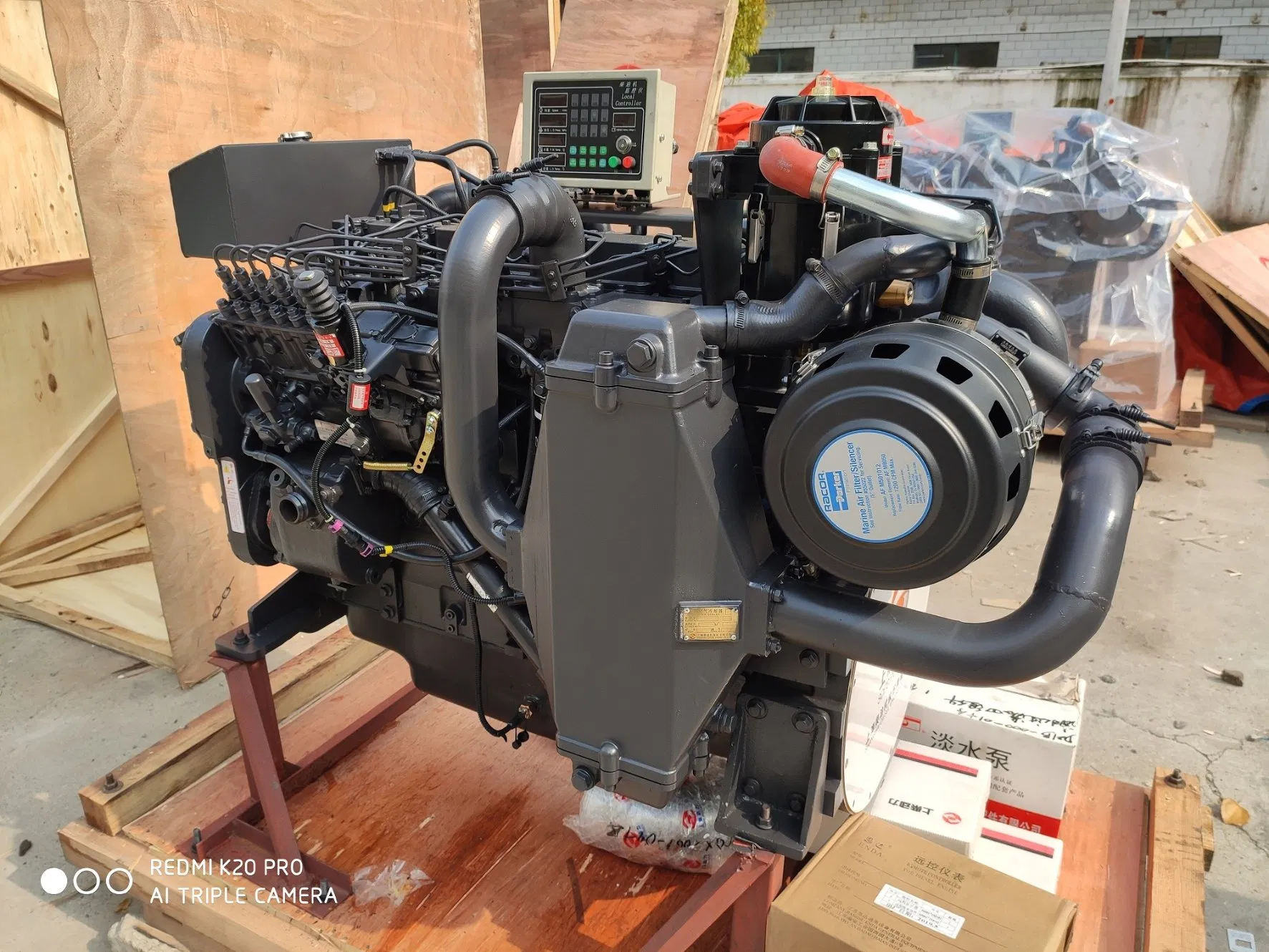 300HP 6CTA8.3-M Barco Marinho Motor Diesel 4 Tempos 6 Cilindros Motor