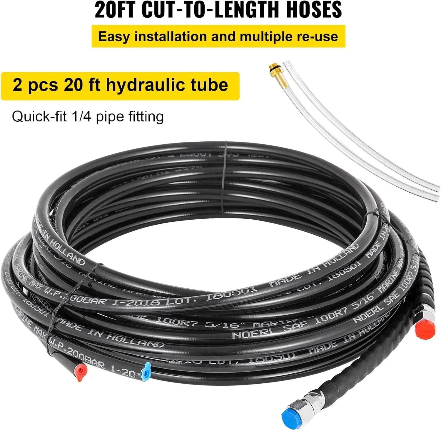 Sistema de Direção Hidráulica para Motor de Popa com Kit de Direção Hidráulica para Barco