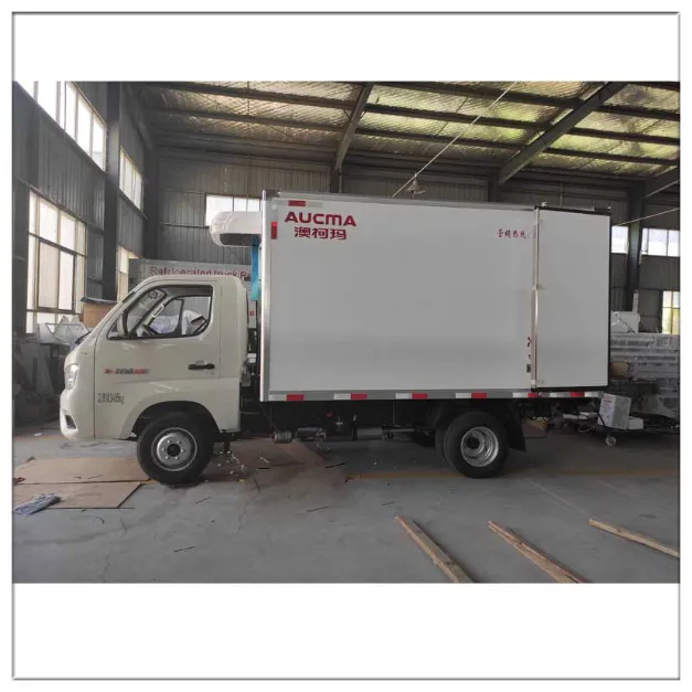 Vacina Congelada Carne Frango Medicina 5~8 Metros Cúbicos DC24V/12V Potência do Motor R404A Evaporador de Tubo de Cobre Montado na Frente Sistema de Refrigeração de Caminhão Leve