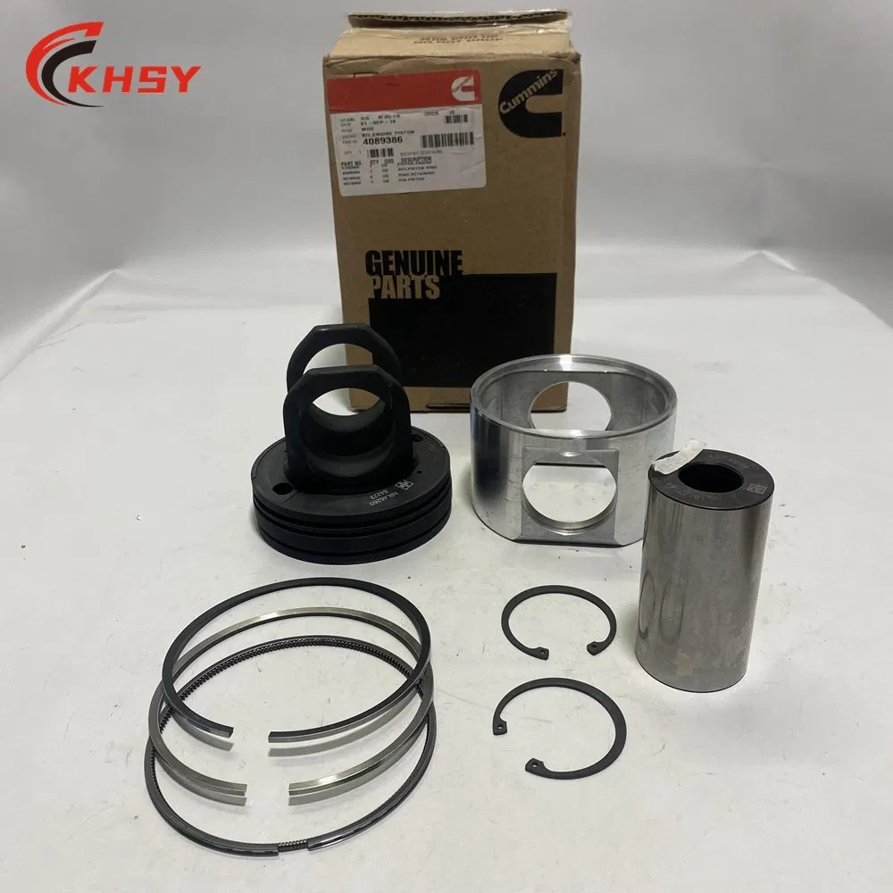 Kit de Pistão Genuíno 4089386 para Caminhão Shacman e Carregadeira de Rodas Máquinas de Perfuração de Peças de Motor Diesel M11 ISM11 Qsm11