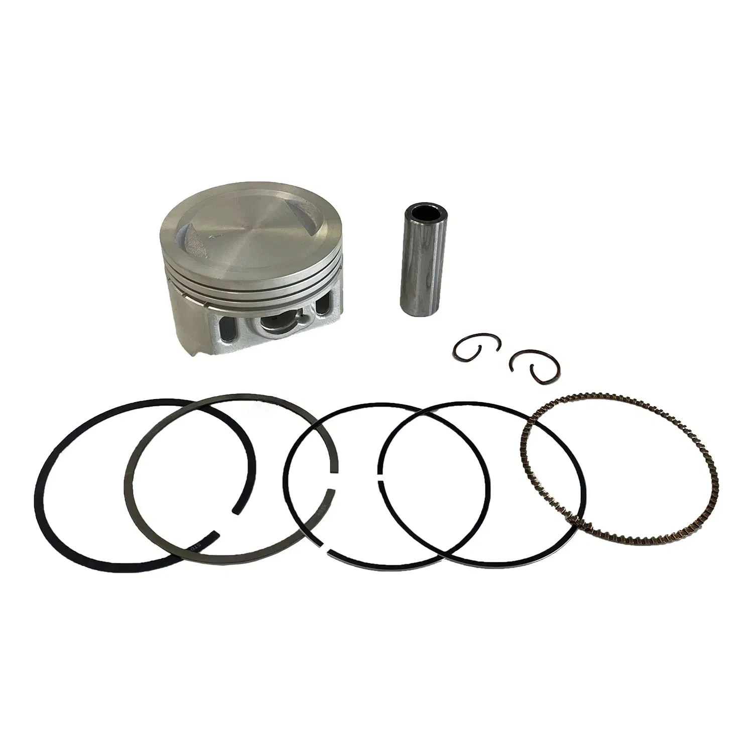 Venda Quente Feita de Peças de Pistão de Motor de Motocicleta Forjadas para Tvs Hlx 125 Star Hlx 125 124.53cc Motor Ecothrust 51mm Alumínio com Revestimento de Grafite