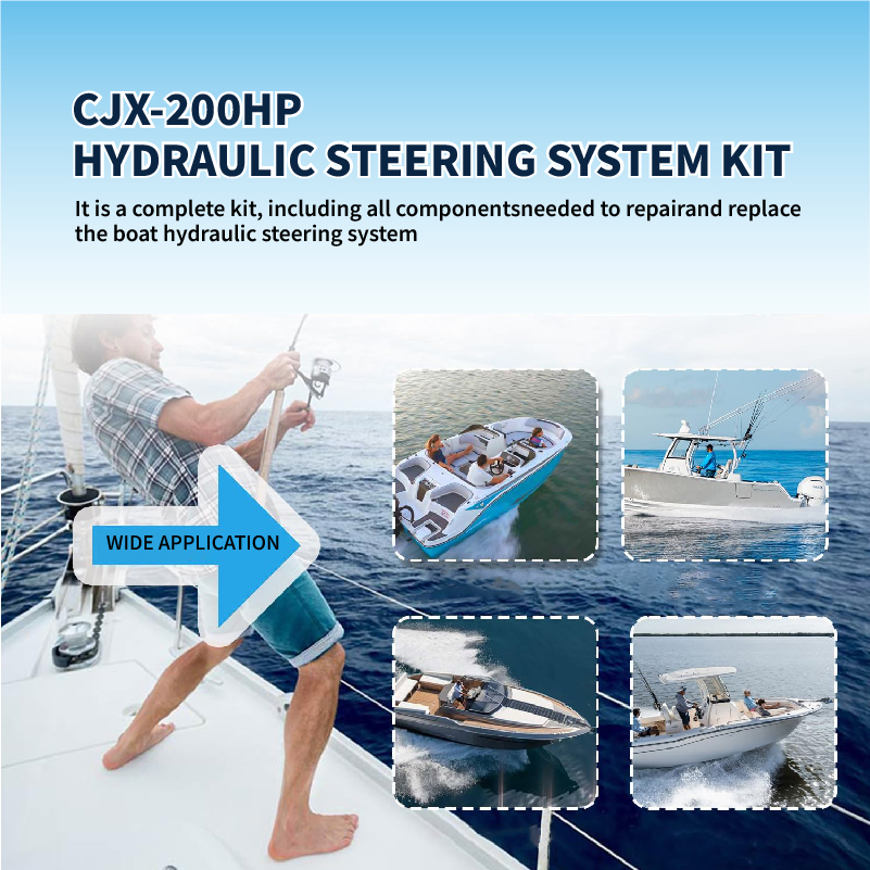 200HP Sistema de Direção Hidráulica de Barco para Peças de Motor de Popa YAMAHA