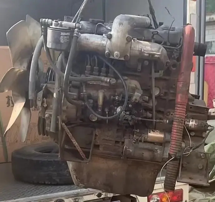 Novo Conjunto de Motor Recondicionado Usado 4D34 Motor de Escavadora para Peças de Máquinas de Construção