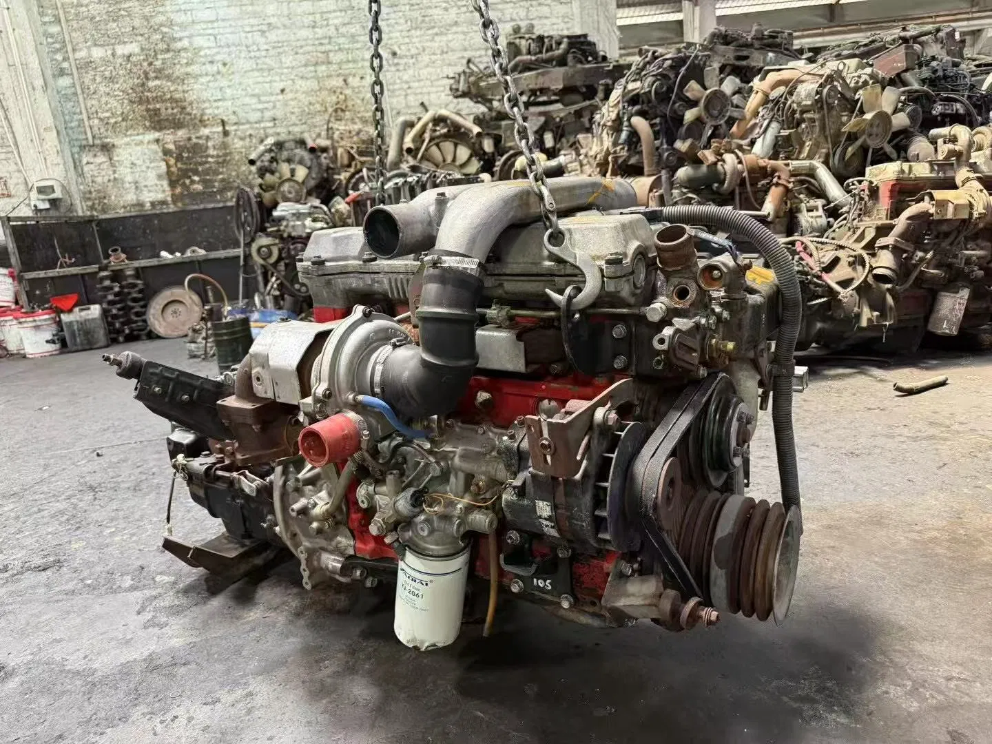 Conjunto de Motor Completo J05CT Totalmente Recondicionado 136 Kw para 10-12 Caminhão Médio de Tonelada