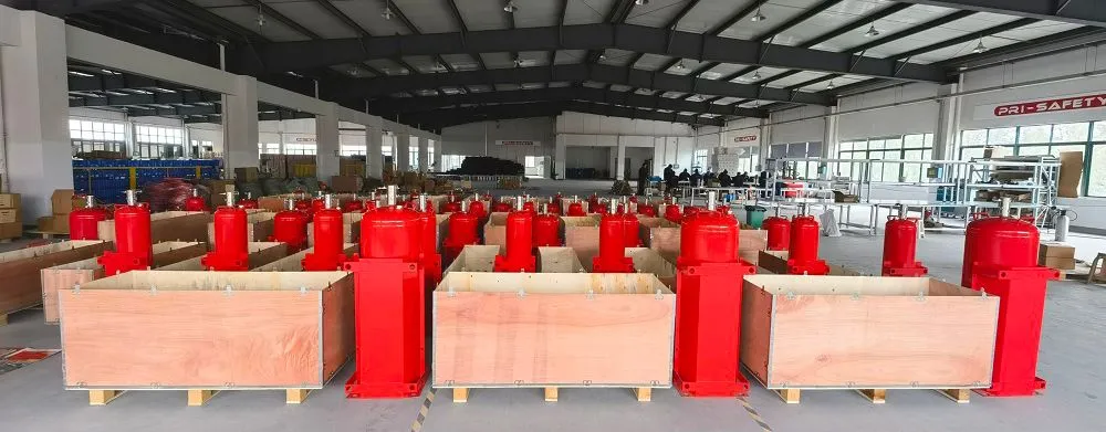 Preparação de cilindros para envio seguro