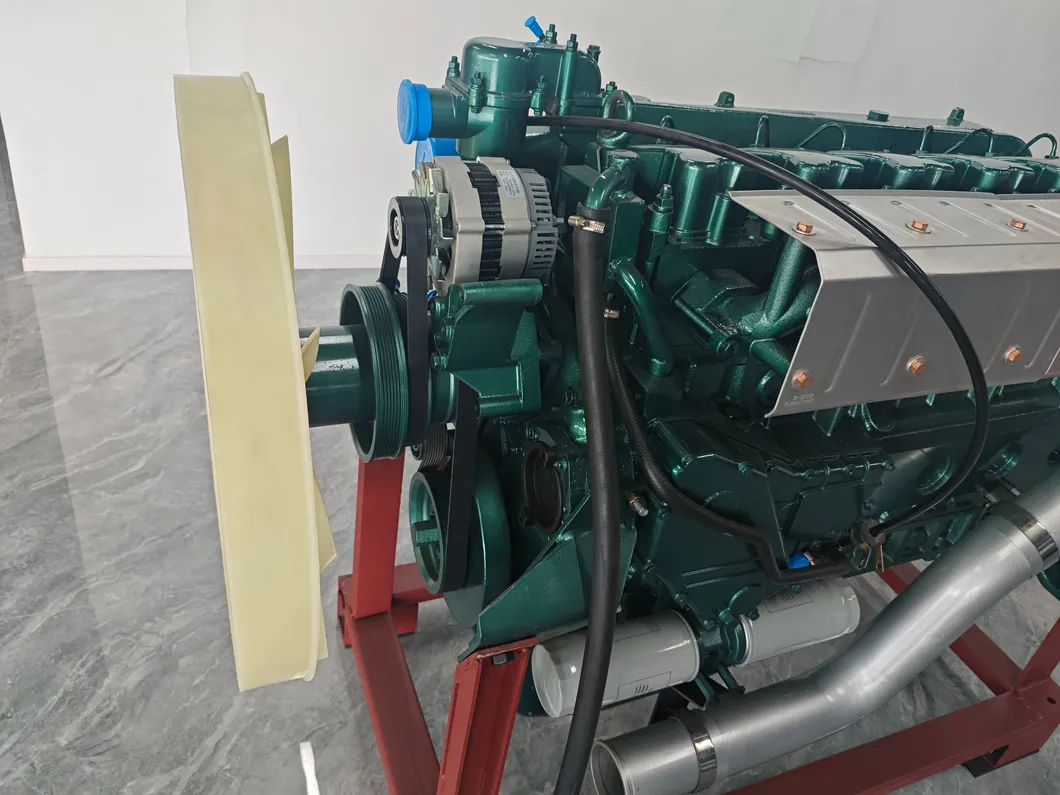 Sinotruk Wd615.47 Motor Diesel Turboalimentado e Intercooler para Caminhões Tratores Pesados Sinotruk HOWO, Caminhões Basculantes Pesados, Caminhões Basculantes de Mineração
