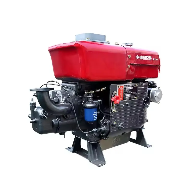 Modelo Popular Zs1115 Motor Diesel de Cilindro Único 24HP Refrigerado a Água 4 Motor Diesel de Curso