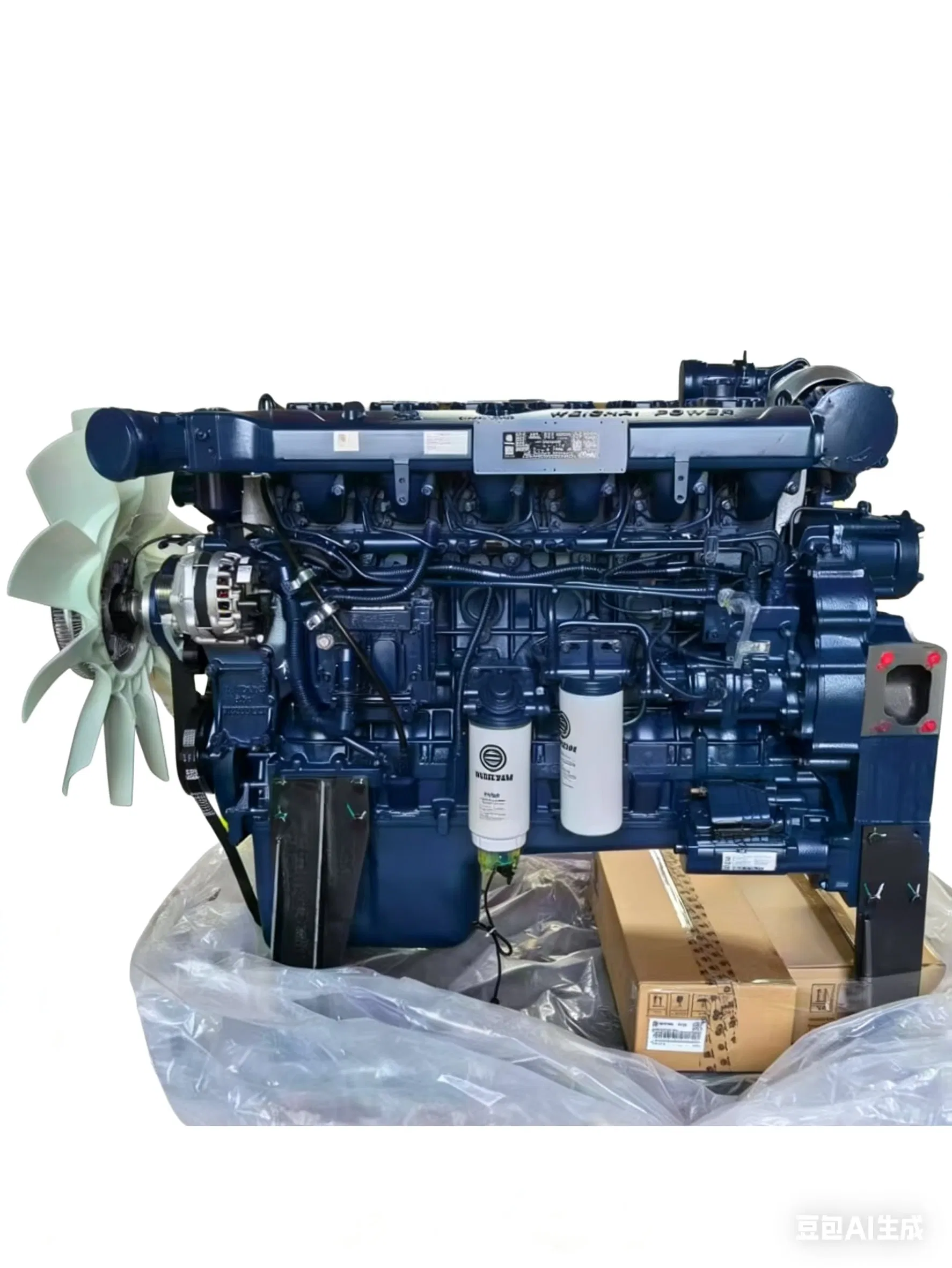 Motor Diesel 4-in Linha, Motor de Caminhão Turboalimentado e Intercooler Wp2.3 Weichai