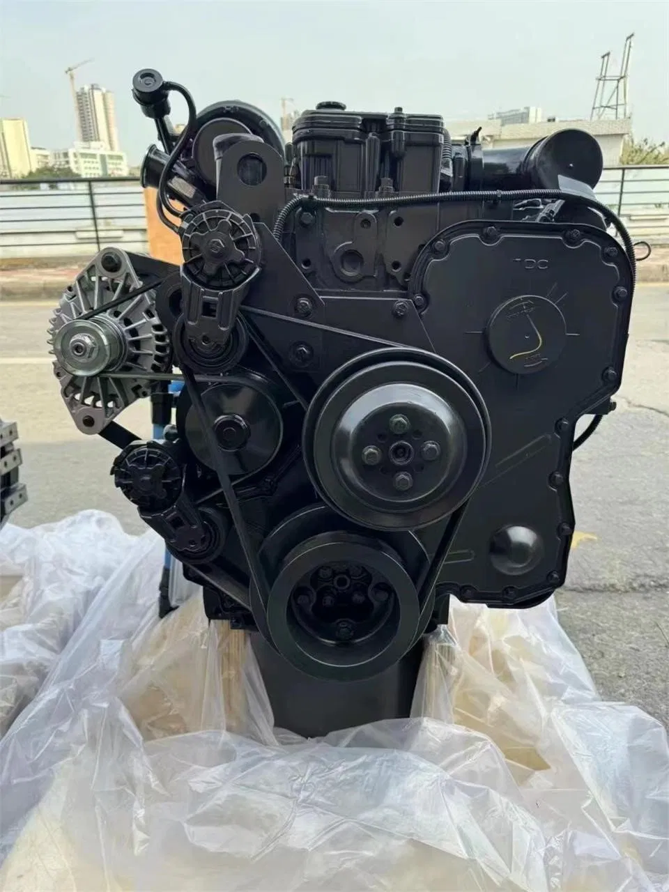 Motor Diesel Turboalimentado SAA6d114e 8.3L para PC300-8 Escavadora