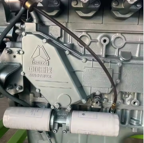 Motor Diesel Recondicionado 371HP Wd615.47 HOWO com Caixa de Câmbio