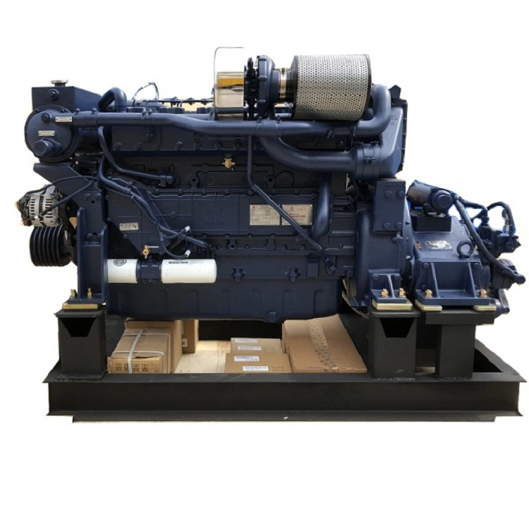 Venda Quente Marca Nova 4 Cilindrada 6 Cilindros Motor de Barco Turboalimentado Motor de Engenharia Refrigerado a Água para Embarcação de Pesca Motor Diesel Marinho Weichai