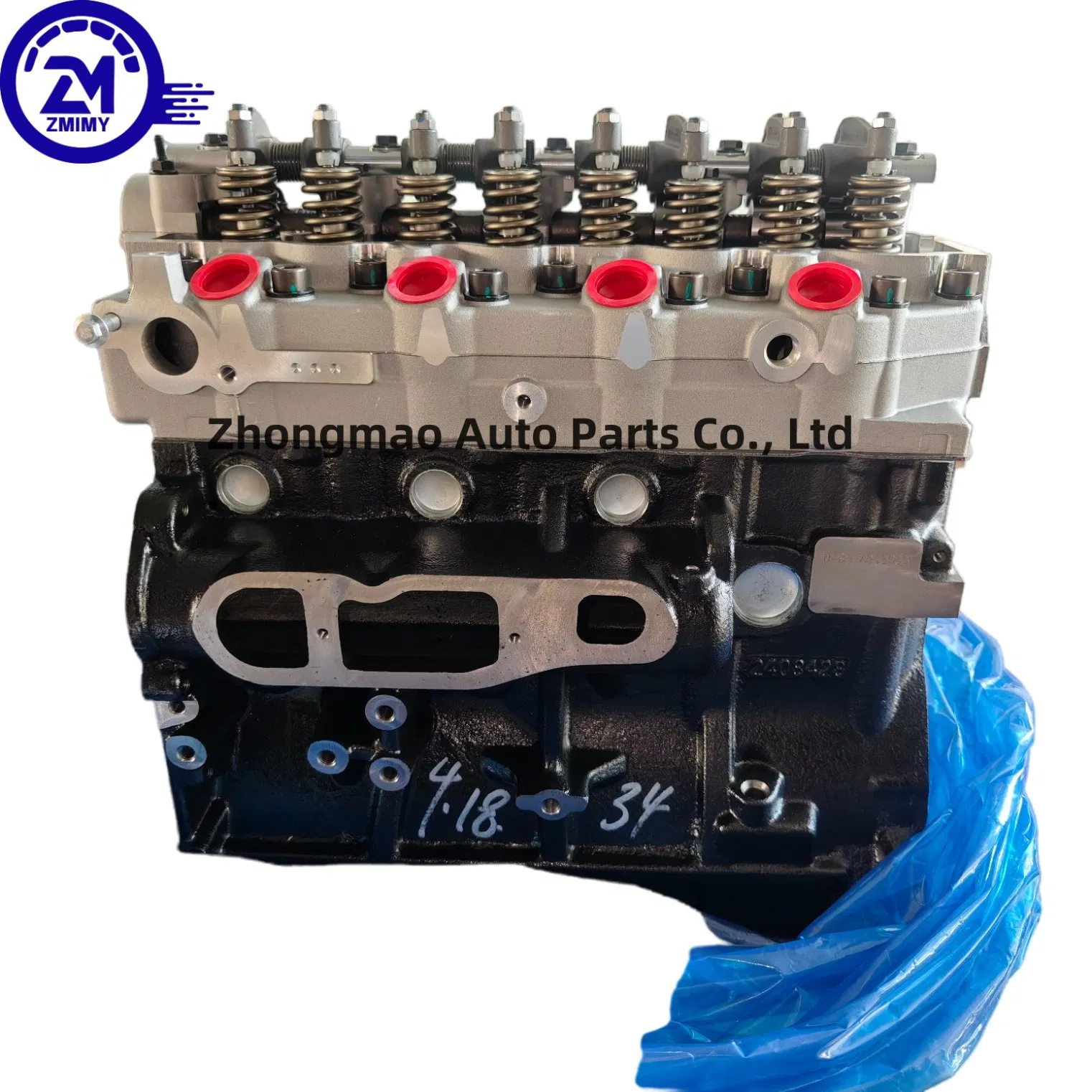 Novo Motor de Auto 4D56 D4bh Bloco Longo para Hyundai KIA Galloper 2 Starex 1 Terracan 1 Motor Diesel Turboalimentado Mitsubishi
