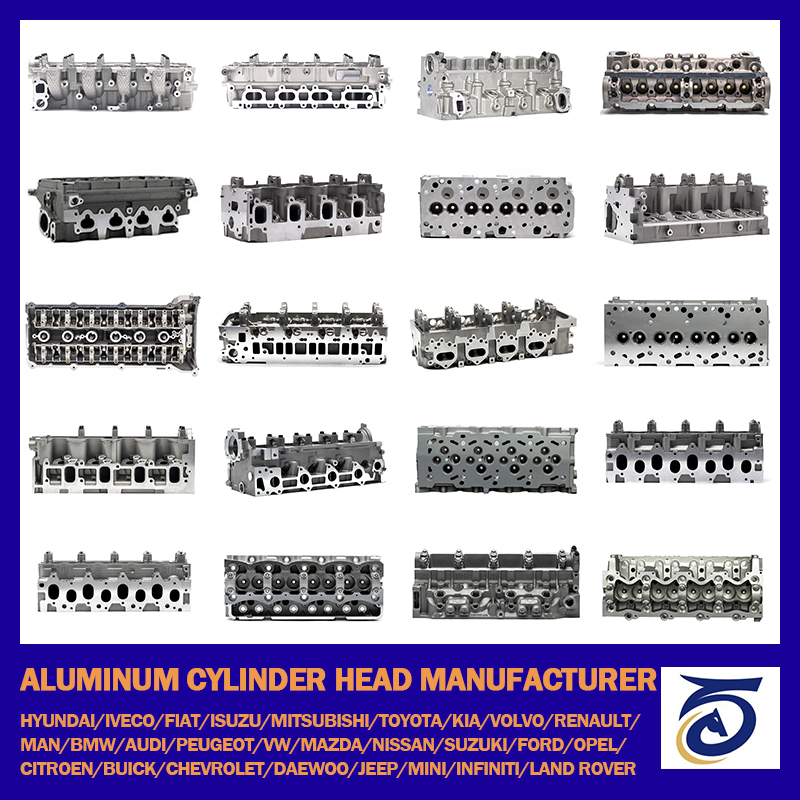 Fabricante de Cabeçote de Cilindro de Alumínio e Ferro Fundido da China para Alfaromeo Audi/BMW/Chrysler Citroen Dacia Dodge FIAT Ford/GM/Hyundai/KIA/Infiniti Isuzu Iveco Jeep
