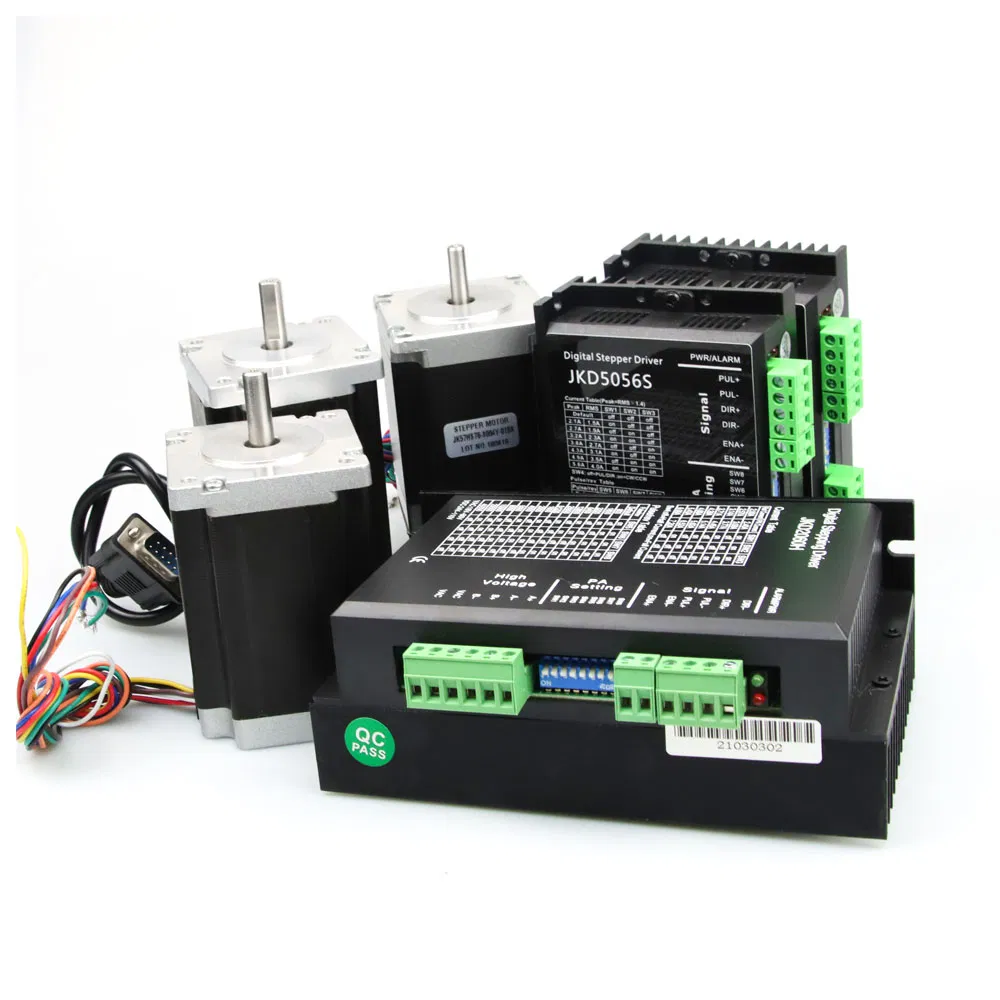 NEMA 8, 11, 14, 17, 23, 24, 34, 42, 52 Motor de Passo Híbrido Linear de Eixo Duplo para Máquina Médica CNC