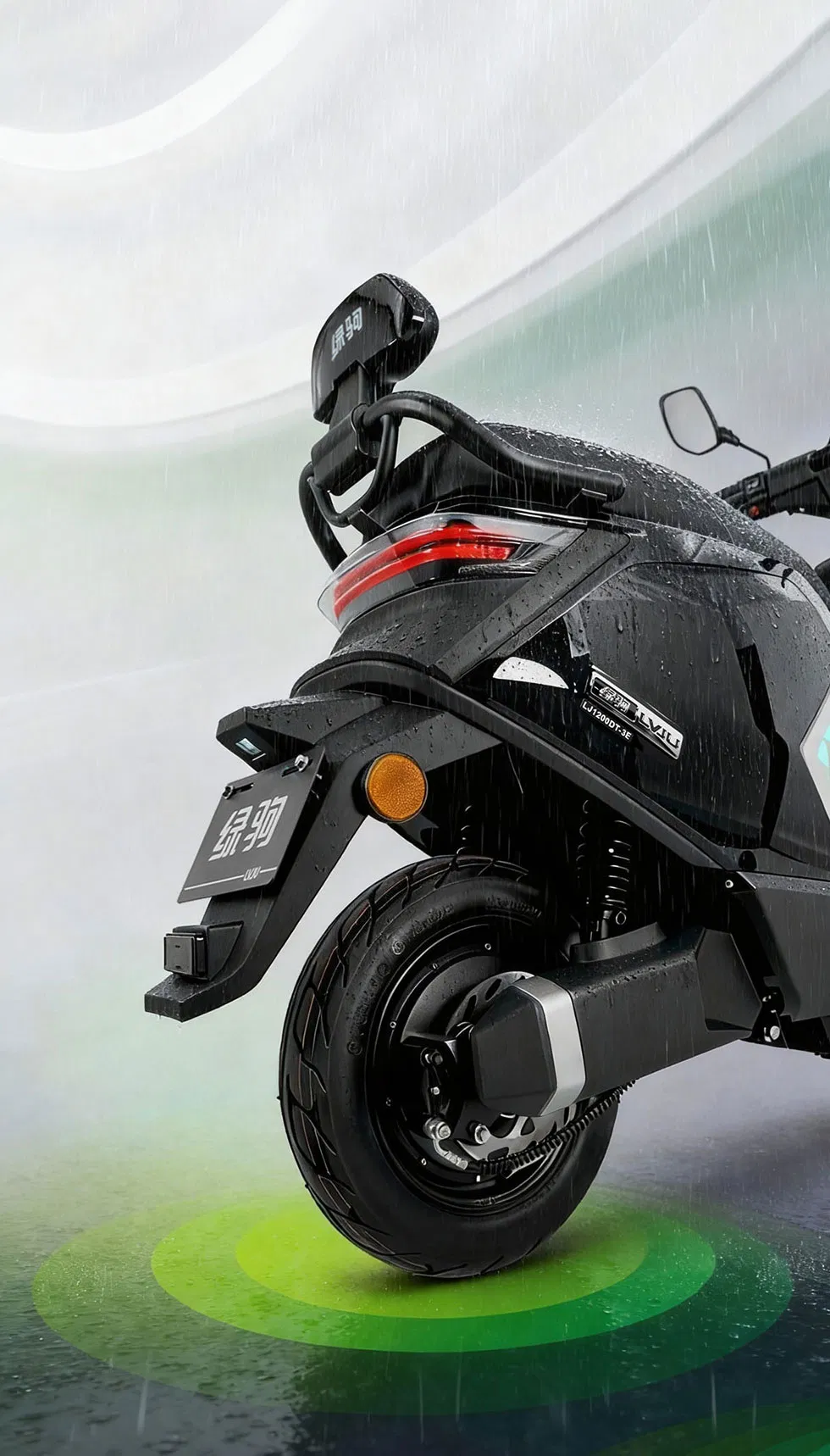 Desempenho Urbano 72V Powertrain Mkg Mighty Poiet Scooter Elétrico Motocicleta para Segurança