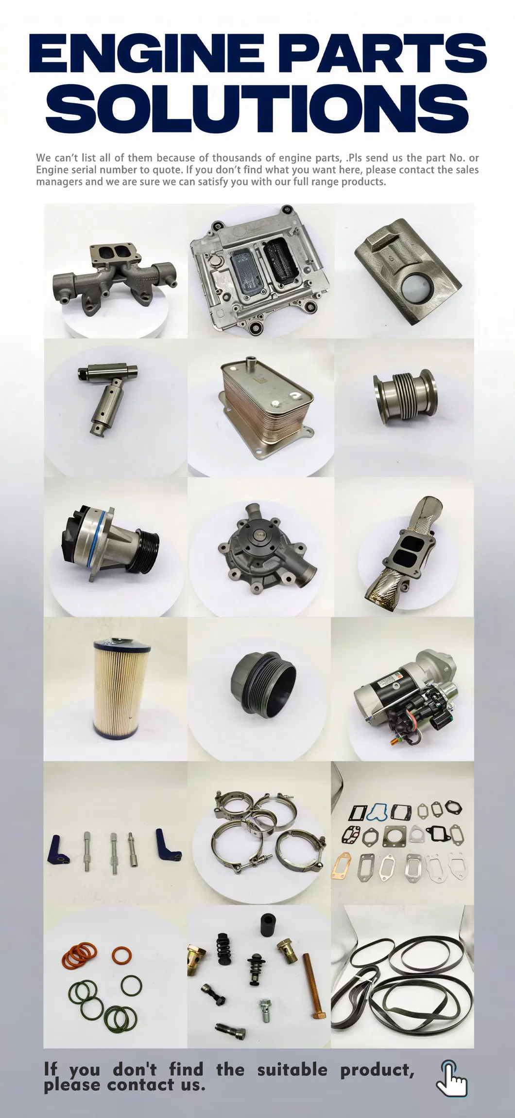 Pistão e Peças de Motor de Gerador