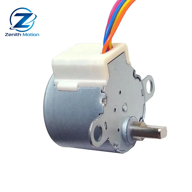 Miniatura 24byj48 Motor de Passo em Lata 12V Motor de Engrenagem com Ímã Permanente para Câmeras de Vigilância