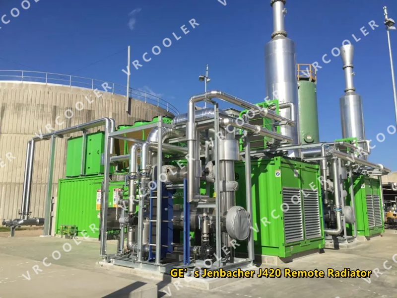 Sistema de Resfriamento do Gerador de Navio do Radiador do Motor a Gás Jenbacher Jmc 208 GS Ll