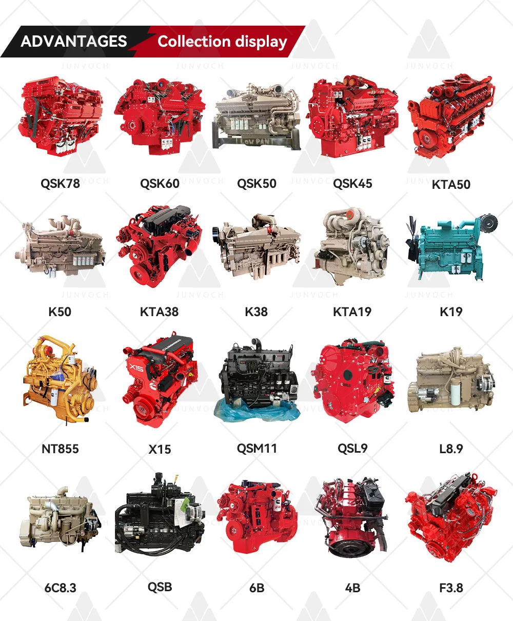 Novo Conjunto de Pistão Padrão para Motor Diesel Cummins 6bt5.9 3802747 3802421