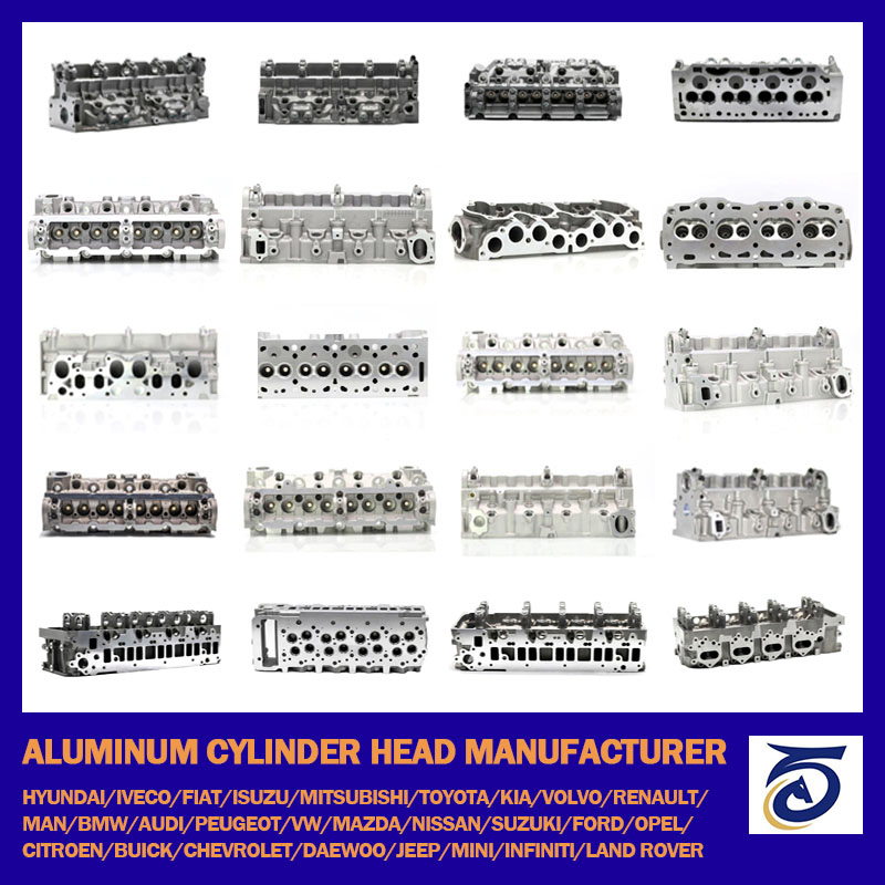 Fabricante de Cabeçote de Cilindro de Alumínio e Ferro Fundido da China para Alfaromeo Audi/BMW/Chrysler Citroen Dacia Dodge FIAT Ford/GM/Hyundai/KIA/Infiniti Isuzu Iveco Jeep