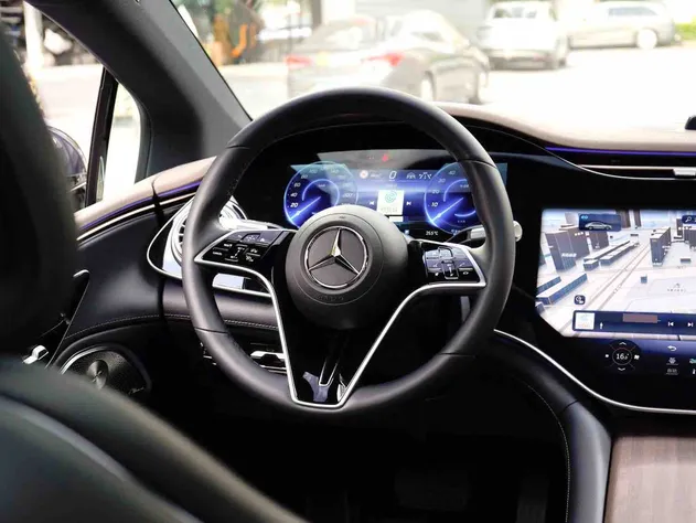 Carro Elétrico 4matic com Tração Integral, Carro Usado Totalmente Inspecionado, Mercedes EQS, Carro Elétrico Poderoso Distribuindo Torque Instantaneamente em Dias Chuvosos
