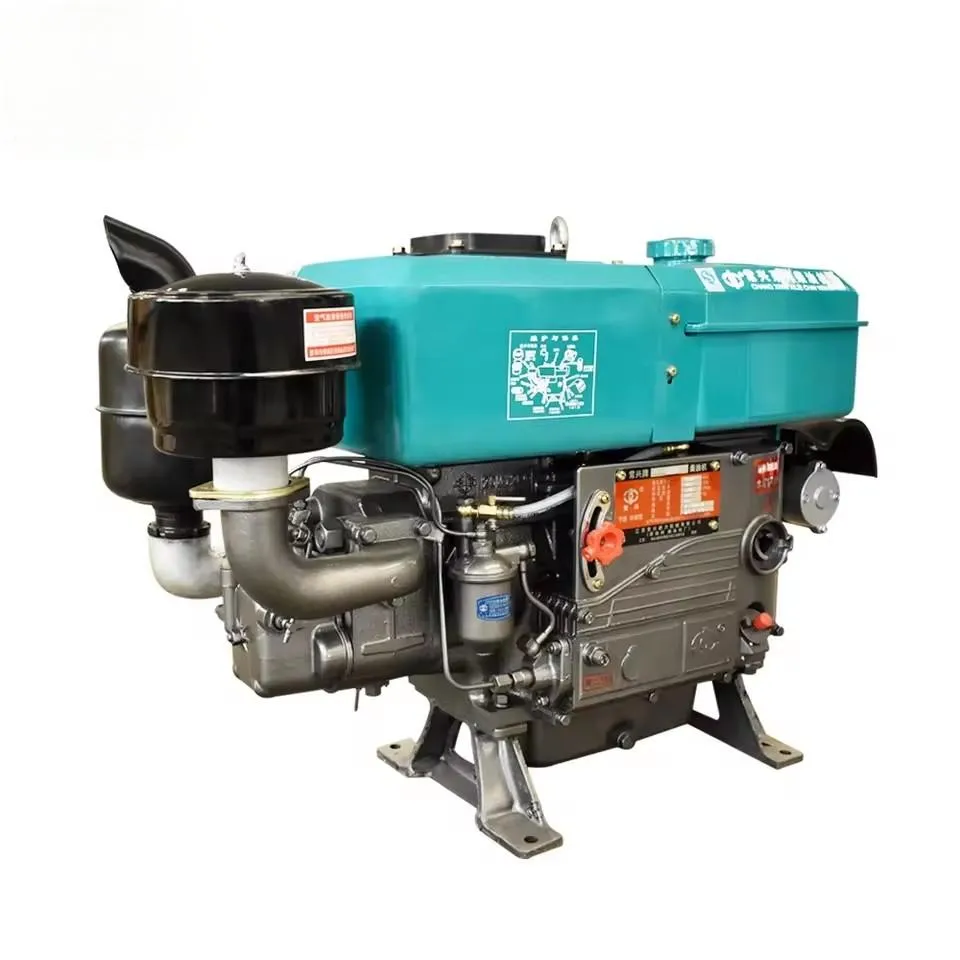 Modelo Popular Zs1115 Motor Diesel de Cilindro Único 24HP Refrigerado a Água 4 Motor Diesel de Curso