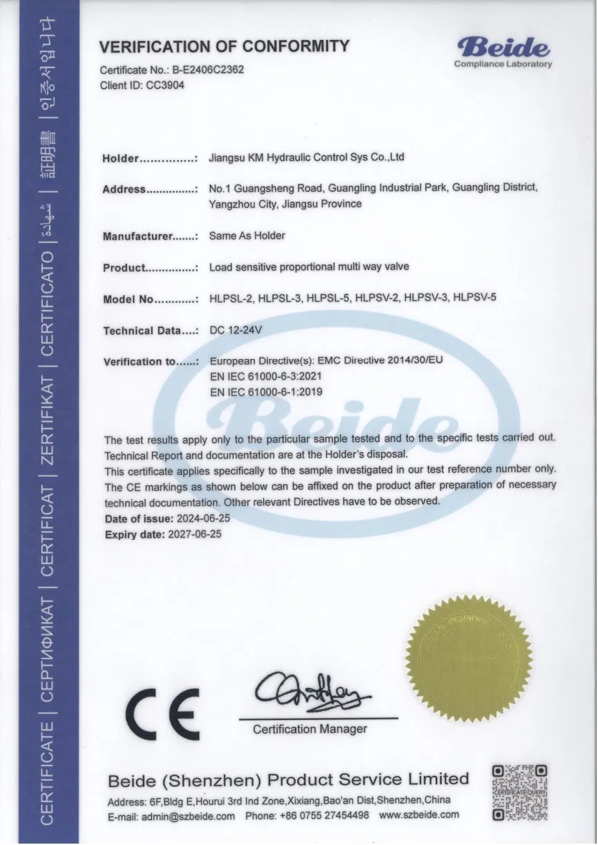 Certificado Técnico de Conformidade