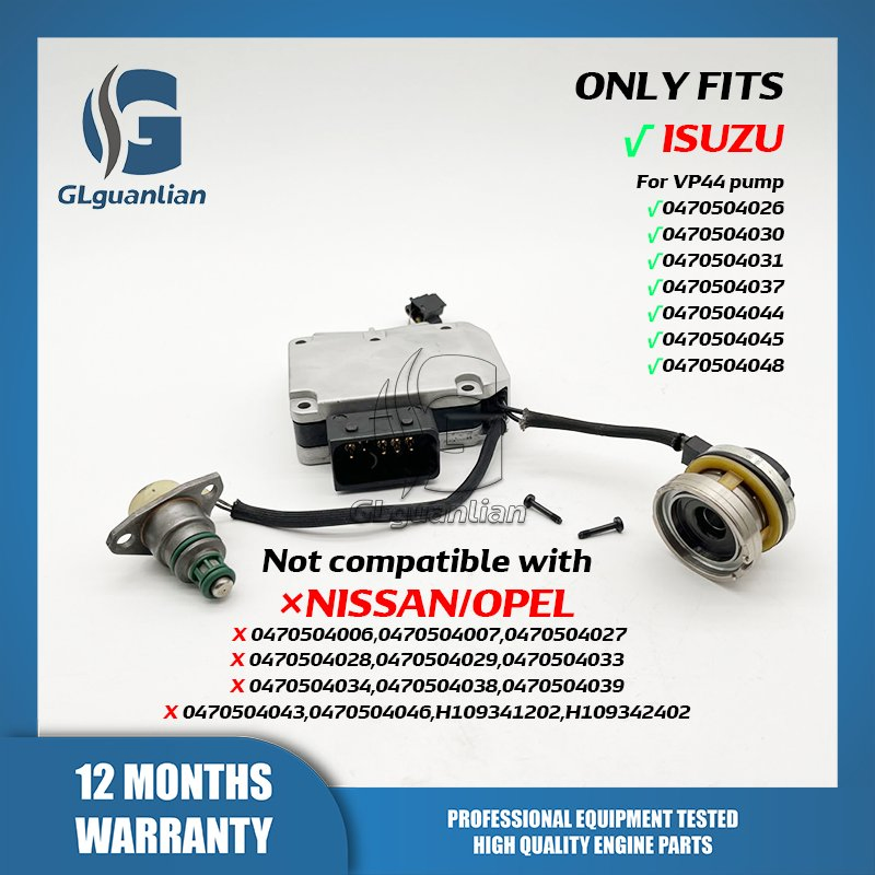 Módulo de Controle do Motor Diesel Recondicionado Vp44 Peças da Bomba de Combustível ECU 0281010888 0986444972 Compatível com Motor Isuzu