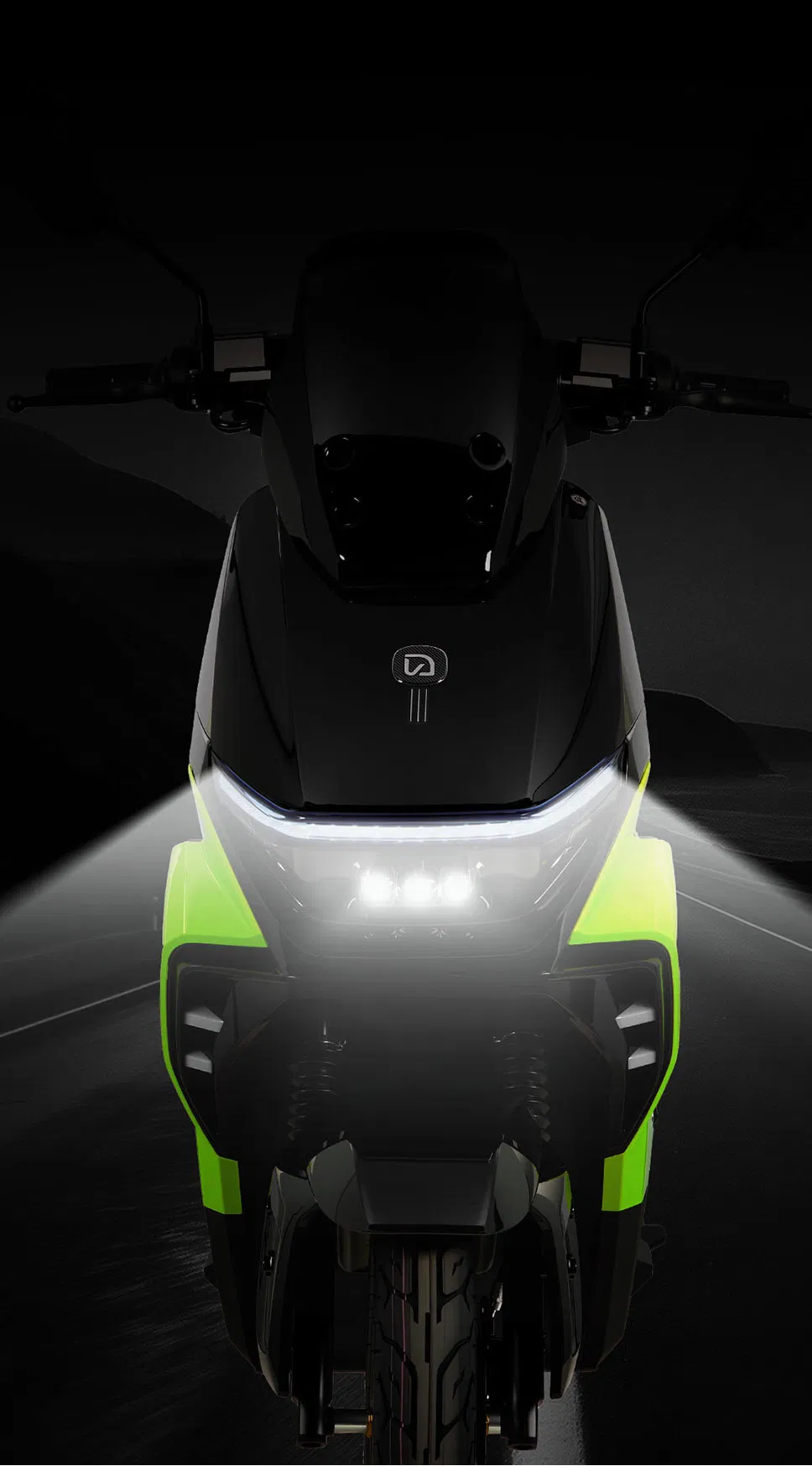 Desempenho Urbano 72V Powertrain Mkg Mighty Poiet Scooter Elétrico Motocicleta para Segurança