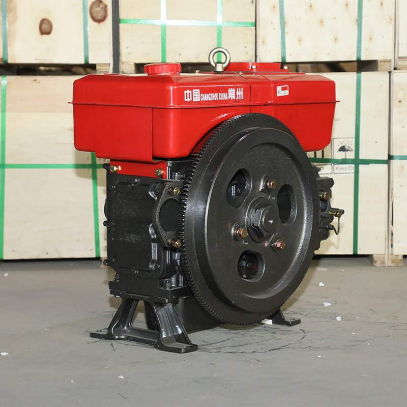 15HP 18HP 24h 28HP 30HP 36HP 40HP Motor Diesel de Alta Qualidade com Cilindro Único Refrigerado a Água para Agricultura Horizontal