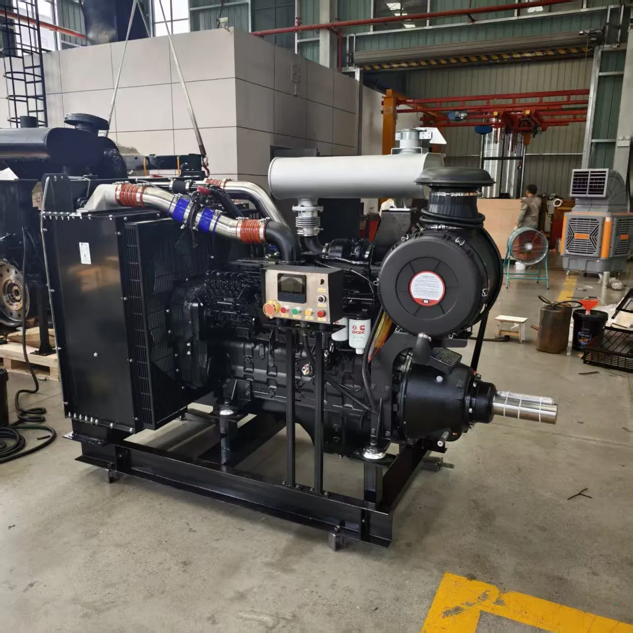 Motor Diesel de Alto Torque 6ltaa9.5-G1 390HP 290kw Turboalimentado Eficiente em Combustível para Máquinas Industriais Pesadas Caminhões de Transporte Grande 1800rpm Baixa Velocidade